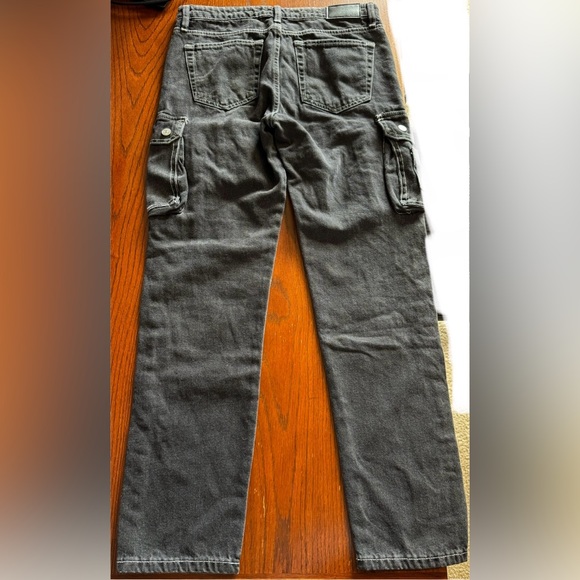 Black jeans - slim leg, mid rise, cotton - Picture 3 of 7